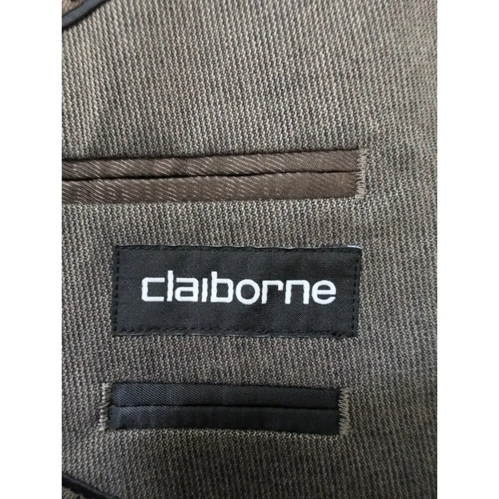 Mens 46R Blazer Gray 2 Button 3XL 50